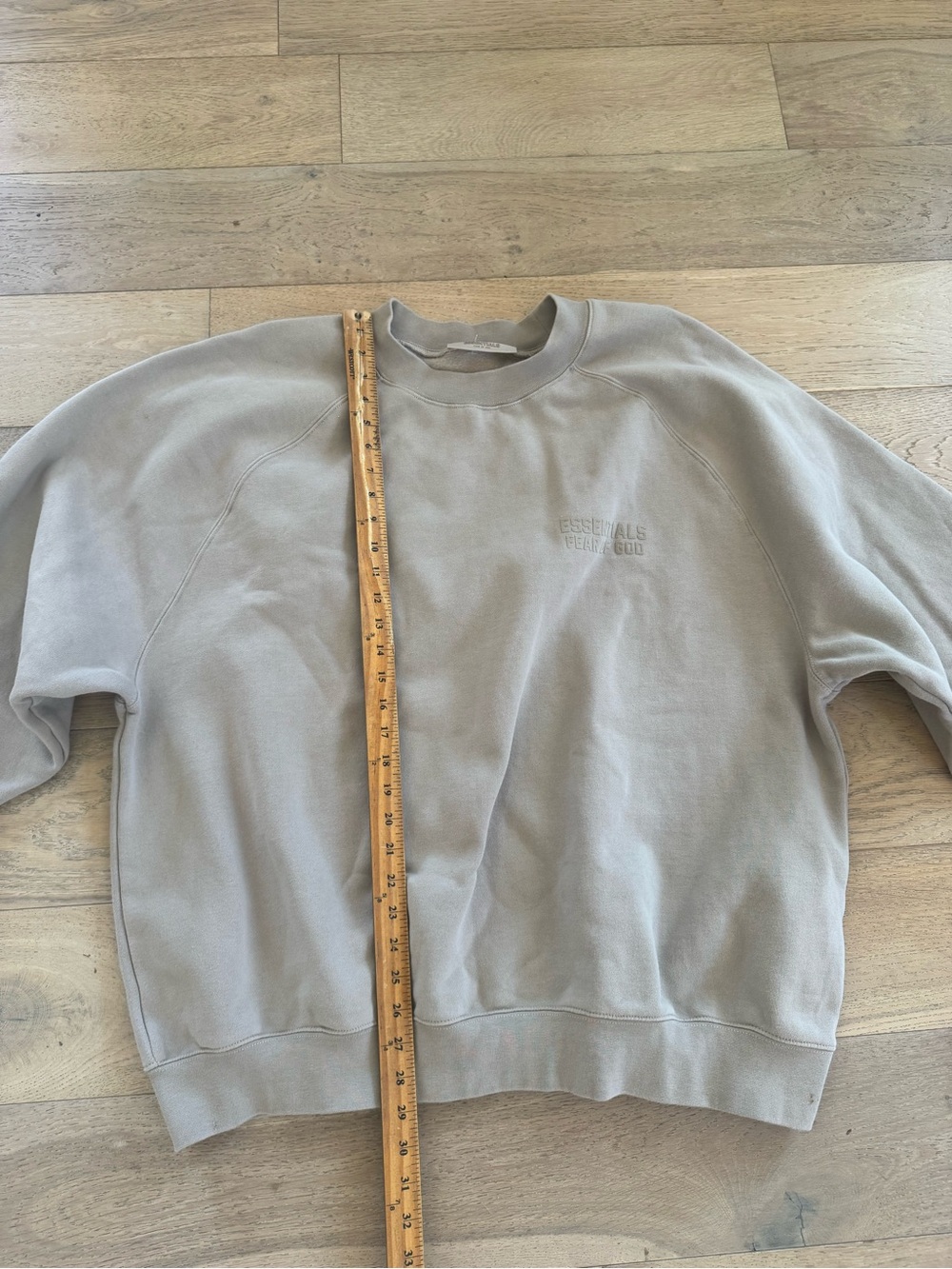 Fear of God Essentials Crewneck Sweatshirt - Taupe/Tan - Size XXL - Authentic - Picture 5 of 7